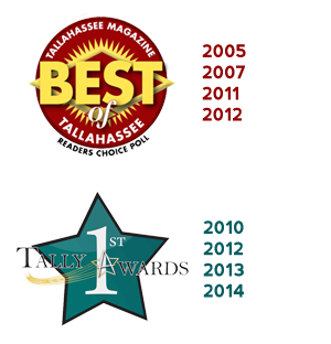 Best Of Tallahassee Award & Tally Awards Received